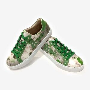 ⭐️Aida STENHOLM HANDMADE WITH LOVE – FLORAL GREEN tennis shoes EUR 39/US 9